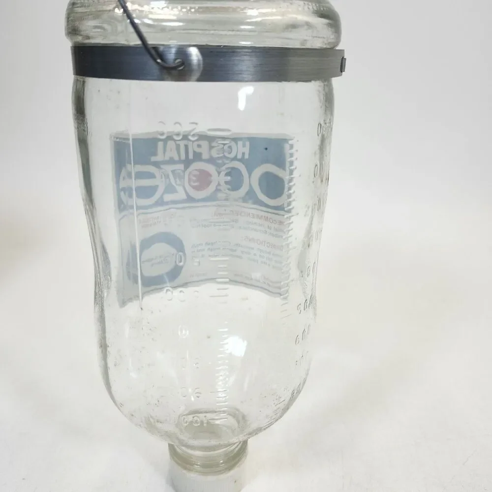 Hospital Booze Personalized Decanter Neo-Art Inc Box VTG 1970s Novelty Barware